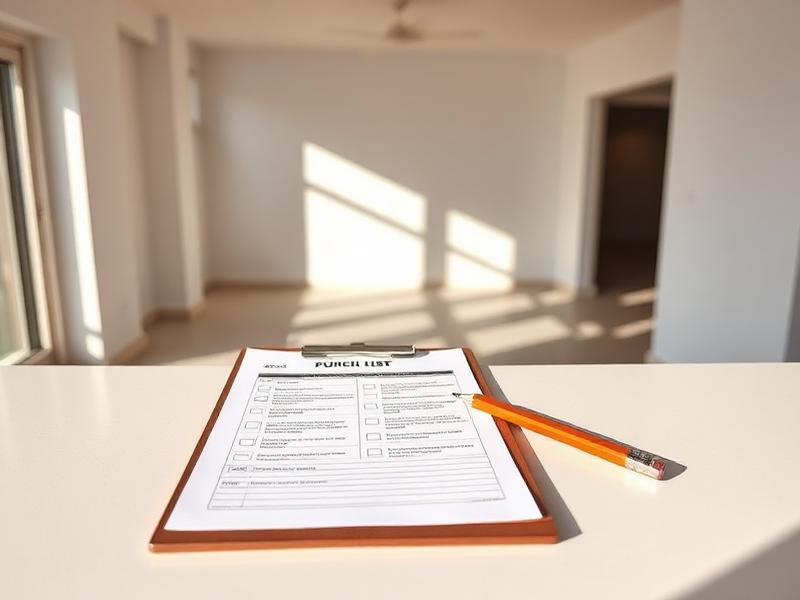 Punch lists handyman service
